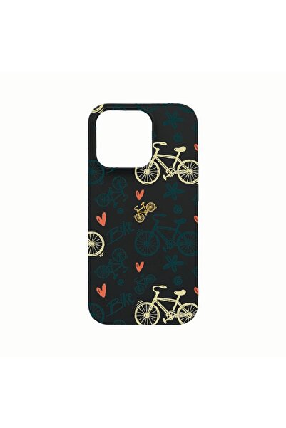 bestcase Husa Silicon, Compatibila cu Apple iPhone 14 Pro Max, Bike Love, rez...