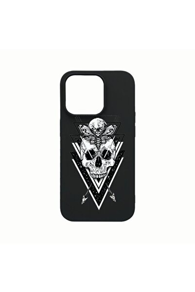 bestcase Husa Silicon, Compatibila Cu Apple iPhone 14 Pro Max, Skull, reziste...