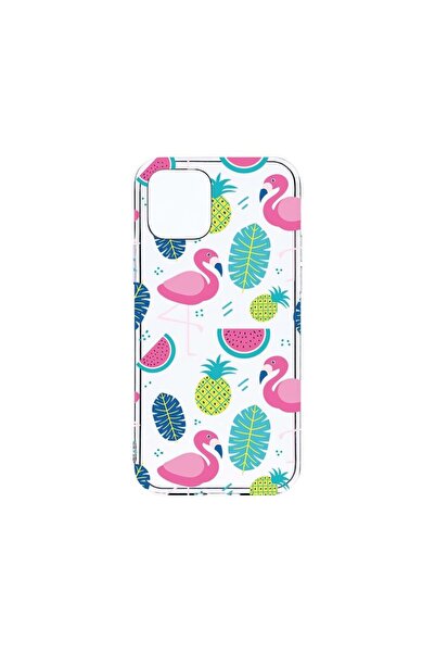 bestcase Διαφανής Θήκη Σιλικόνης 2MM, Συμβατή με Apple iPhone 12 Pro, Φλαμίνγ...