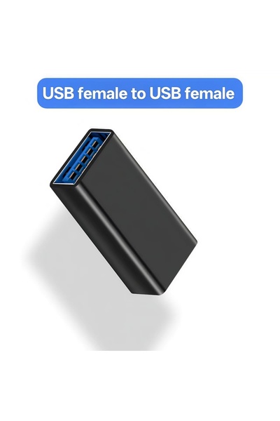 Choice1 black1Pcs USB C3.0 A adapter USB 3.0 Type-c male to male and female t...