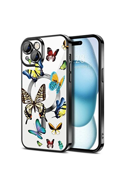 bestcase Πολυτελής Θήκη MagSafe, Συμβατή με Apple iPhone 14, Σχέδιο με  "Κινο...