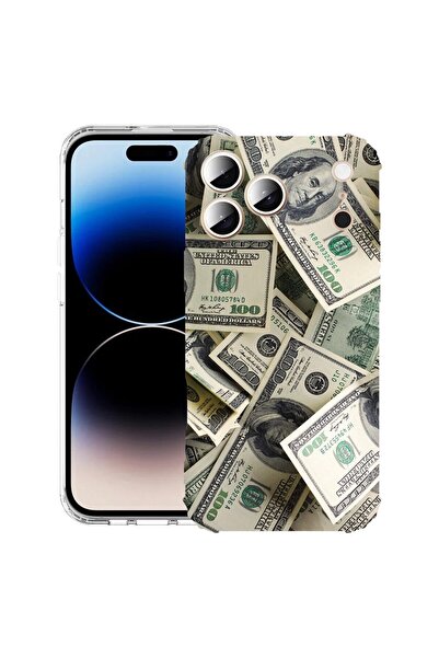bestcase Husă pentru Apple iPhone 17 Pro cu Design Money Pattern, Antișoc, Co...
