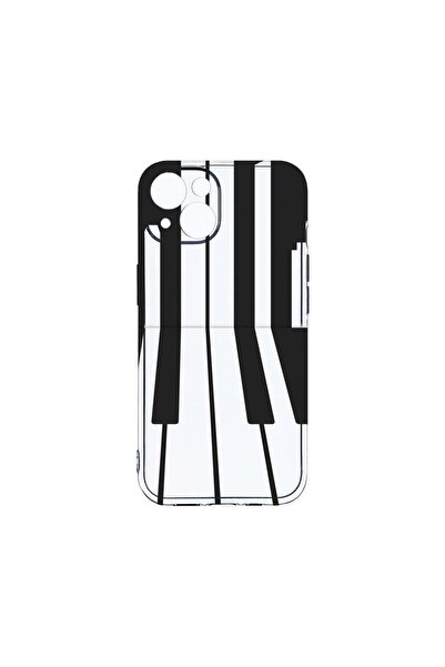 bestcase Διαφανής Θήκη Σιλικόνης 2MM, Συμβατή με Apple iPhone 14, Πιάνο, Αντι...