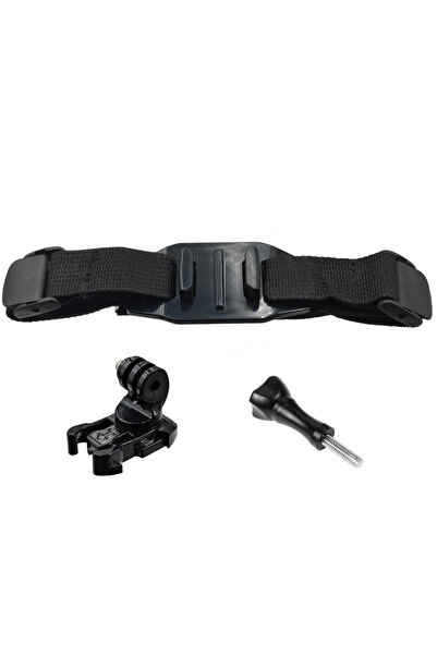 Choice طقم حزام تثبيت خوذة (قطعتان) لكاميرات GoPro Hero 13 12 11 10 9 8 7 5 و...