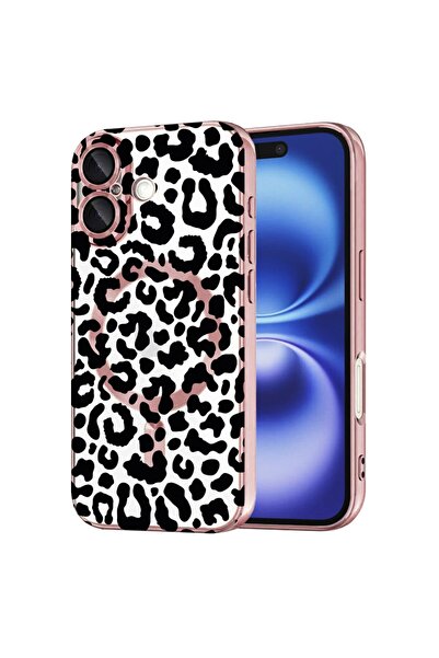 bestcase Πολυτελής Θήκη MagSafe, Συμβατή με Apple iPhone 16 Plus, Λεοπάρ, Εξα...