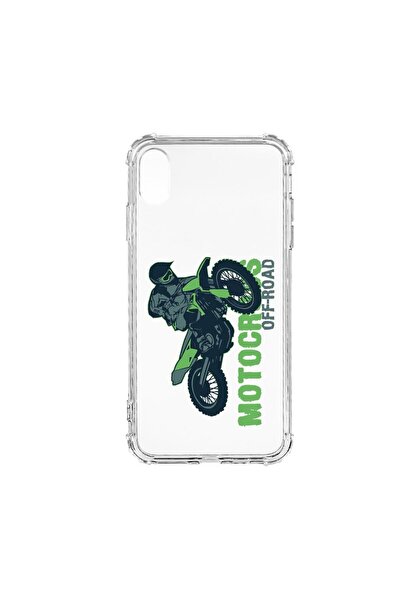 bestcase Αντικραδασμική Θήκη, Συμβατή με Apple iPhone XS Max, Motocross, Σιλι...