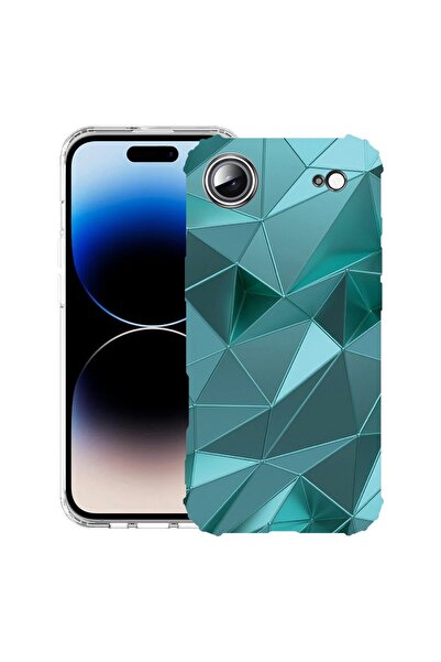 bestcase Θήκη για Apple iPhone 17 Air με Σχέδιο Πράσινο Μωσαϊκό, Αντικραδασμι...