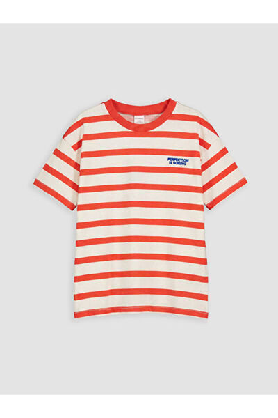 LC Waikiki Sparkling Choices from Shining Store Zero Roba Collar Striped Boy'...