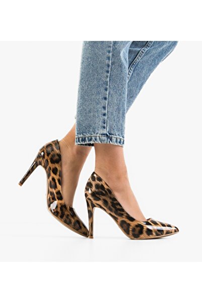 BENOTTİ Women's Azaan Animal Print stiletto shoes