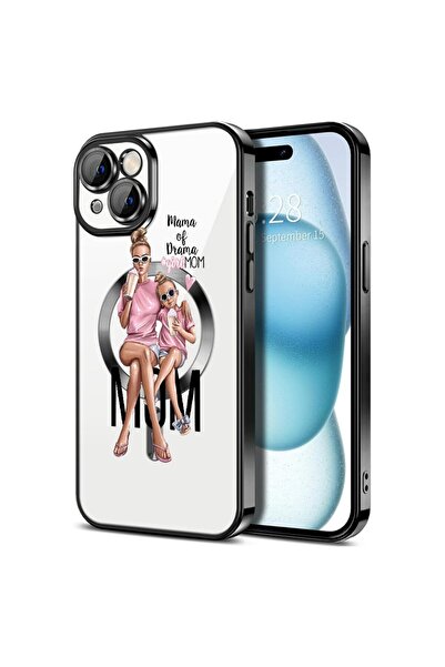 bestcase Πολυτελής Θήκη MagSafe, Συμβατή με Apple iPhone 15 Plus, Μαμά του Δρ...