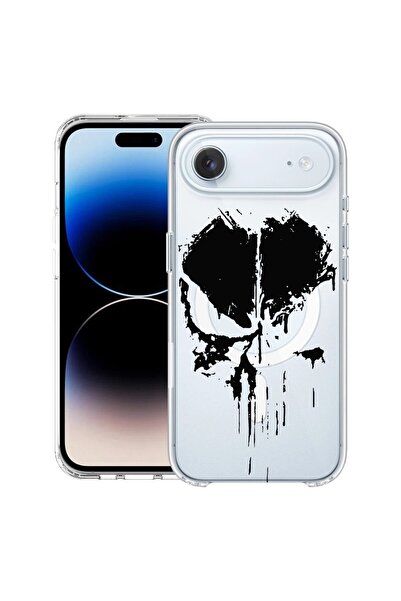 bestcase Θήκη για Apple iPhone 17 Air με σχέδιο Punisher, MagSafe Αντικραδασμ...