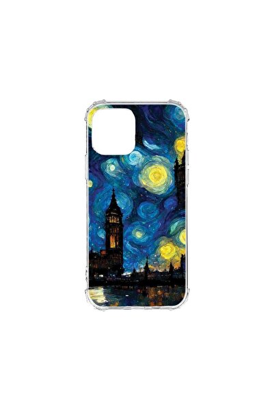 bestcase Husa Anti Shock 1.5MM, compatibilă cu Apple iPhone 12 Mini, Starry N...