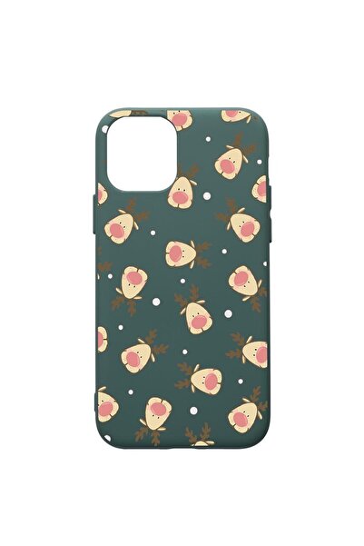 bestcase Премиум силиконов калъф, съвместим с Apple iPhone 11 Pro Max, Коледе...