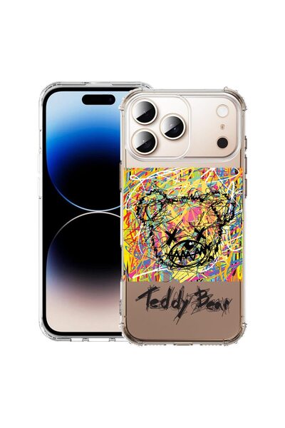 bestcase Husă pentru Apple iPhone 17 Pro cu Design Ursuleț Abstract, Antișoc,...