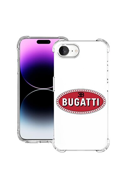 bestcase Калъф за Apple iPhone 16e, Удароустойчив 1.5ММ, Бугати, Защита на ка...