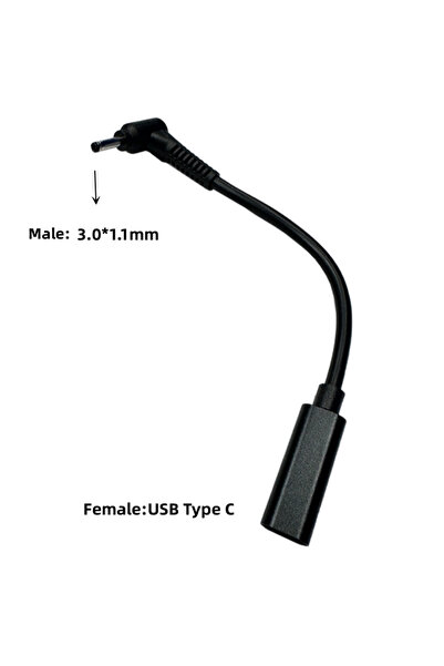 Choice11 محول طاقة USB 3.1 نوع C للحاسوب المحمول، موصل أنثى USB نوع C إلى 4.0...