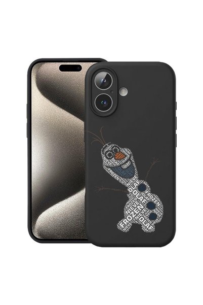 bestcase Husă pentru Apple iPhone 17 cu design caligrafic Olaf, Silicon premi...