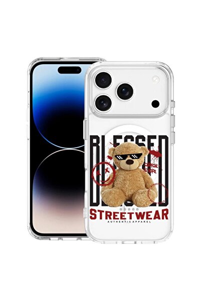 bestcase Θήκη για Apple iPhone 17 Pro με Σχέδιο Teddy Bear Blessed, Αντικραδα...