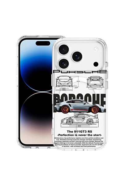 bestcase Калъф за Apple iPhone 17 Pro с Porsche Design, MagSafe Anti-Shock TP...
