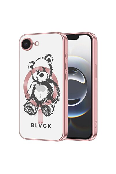 bestcase Husa Luxury MagSafe, Compatibilă cu Apple iPhone 16e, Teddy BLVCK, U...