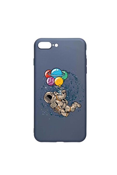 bestcase Husa Silicon Compatibila Cu Apple iPhone 8 Plus / 7 Plus, Happy Astr...