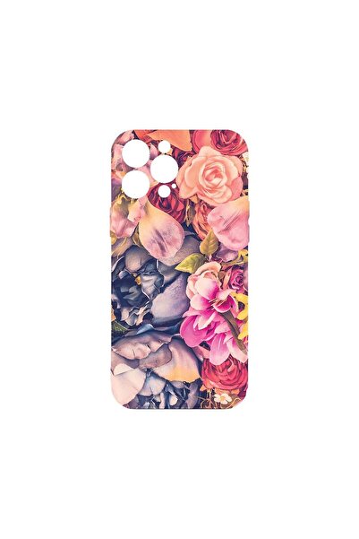 bestcase Θήκη Premium Υγρής Σιλικόνης, Συμβατή με Apple iPhone 14 Pro, Φλοράλ...