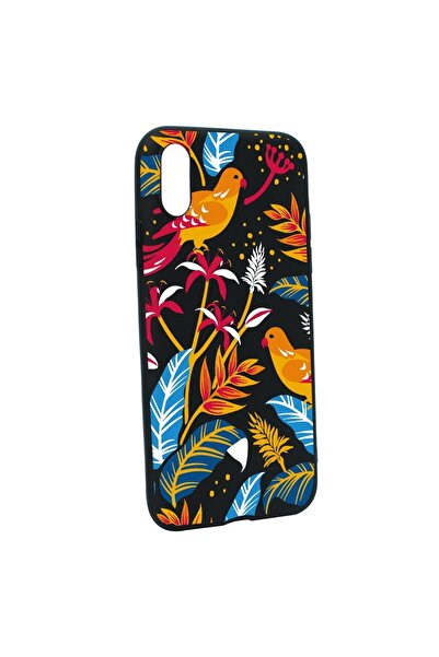 bestcase Husa Silicon Compatibila Cu Apple iPhone XS Max, Colored Birds, rezi...