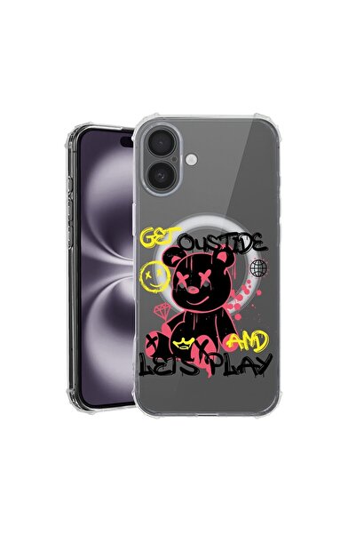 bestcase Θήκη για Apple iPhone 16 Plus, MagSafe Αντικραδασμική, Αρκουδάκι  "Α...
