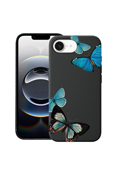 bestcase Θήκη για Apple iPhone 16e, Premium Λεπτή Σιλικόνη 1.2MM, Όμορφες Μπλ...