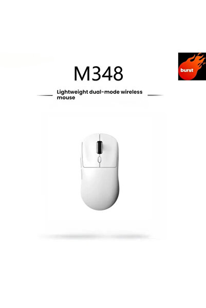 choice2 White New M348 wireless Bluetooth lightweight esports game mouse 6400...