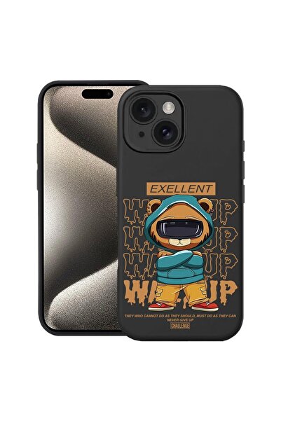 bestcase Θήκη Πρέμιουμ Σιλικόνης για Apple iPhone 15 Plus, Bear Exellent, 169...