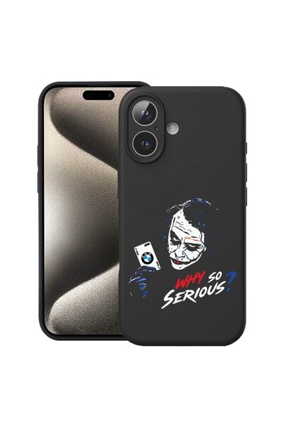 bestcase Премиум силиконов калъф за Apple iPhone 16, Защо толкова сериозен? Б...