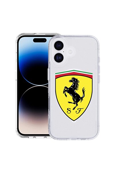 bestcase Θήκη για Apple iPhone 17 με σχέδιο Ferrari, Αντικραδασμική TPU με μα...