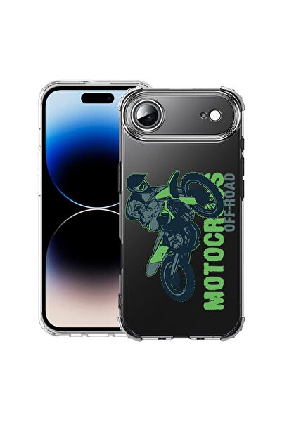 bestcase Husă pentru Apple iPhone 17 Air cu Design Motocross, Antișoc, Colțur...