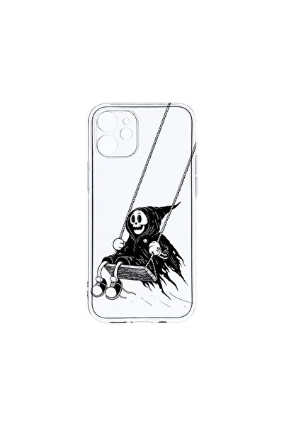 bestcase Husa Clear Silicon 2MM, Compatibila Cu Apple iPhone 11, Death Swingi...