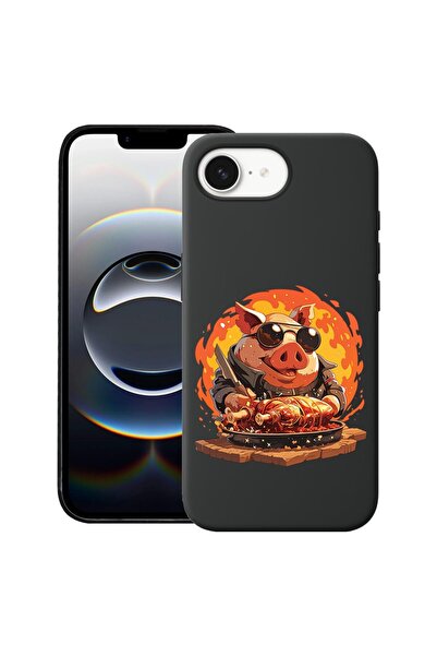 bestcase Θήκη για Apple iPhone 16e, Premium Λεπτή Σιλικόνη 1.2MM, Pig's Life,...