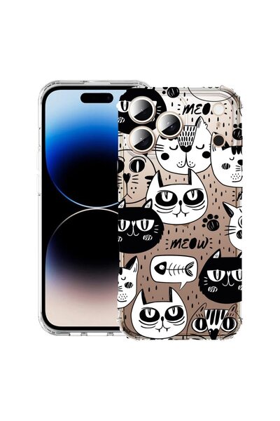 bestcase Θήκη για Apple iPhone 17 Pro Max με Σχέδιο Cool Cats, Αντικραδασμική...