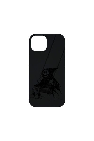 bestcase Husa Premium Liquid Silicon, Compatibila Cu Apple iPhone 15, Death S...