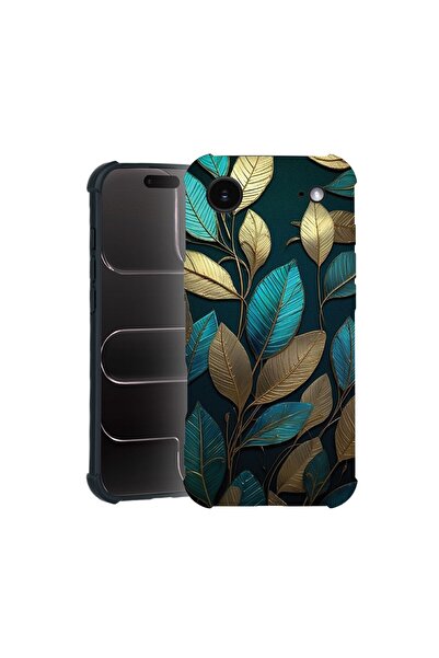bestcase Θήκη TPU Pro Shock Συμβατή με Apple iPhone 17 Air, με σχέδιο χρυσών ...