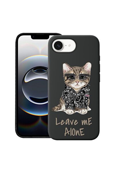 bestcase Θήκη για Apple iPhone 16e, Premium Λεπτή Σιλικόνη 1.2MM, Σχέδιο Γάτα...