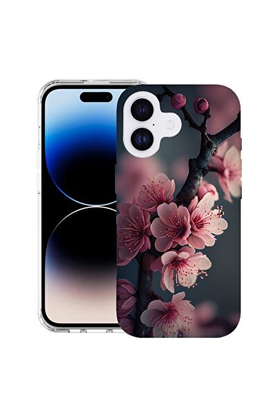 bestcase Θήκη για Apple iPhone 17 με σχέδιο άνθους κερασιάς, Αντικραδασμική T...