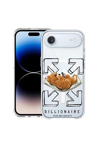 bestcase Θήκη για Apple iPhone 17 Air με σχέδιο Billionaire Bear, Αντικραδασμ...