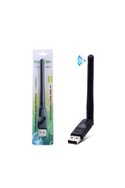 Choice 150Mbps 150Mbps Mini USB WiFi Adapter 2.4GHz with Antenna USB Wireless...