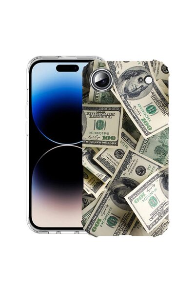 bestcase Husă pentru Apple iPhone 17 Air cu Design Money Pattern, Antișoc, Co...