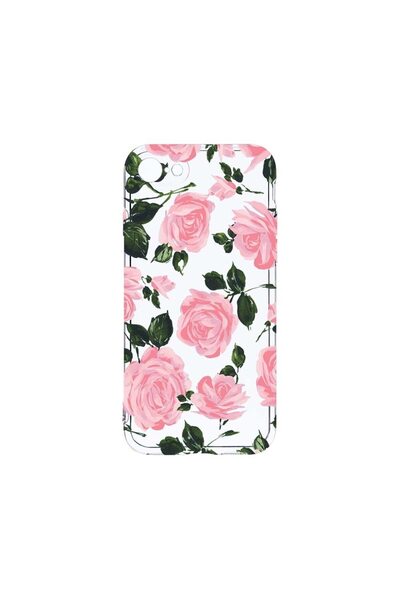 bestcase Прозрачен силиконов калъф 2ММ, съвместим с Apple iPhone SE 2, пастел...