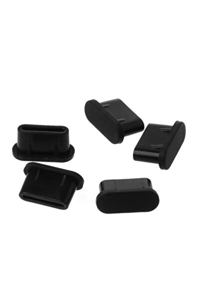 Choice5 black 5pcs 5/10/30PCS Silicone Type-C Dust Plugs Cellphone Anti-dust ...