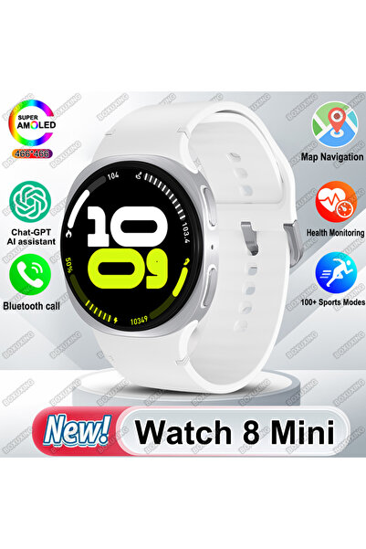 Choice3 Watch 8 Mini Silver Watch 8 Mini GPS Track Smart Watches For Men Wome...