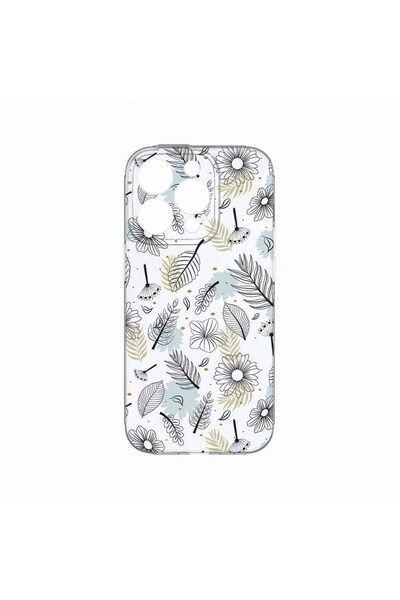 bestcase Калъф, съвместим с Apple iPhone 14 Pro Max, Цветя, Устойчив на износ...