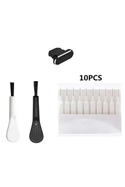 Choice3 E-13PCS Cell Phone Charging Port Dust Plug with Cleaning Brush for IP...