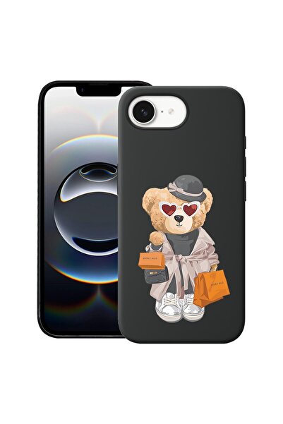 bestcase Θήκη για Apple iPhone 16e, Premium Λεπτή Σιλικόνη 1.2MM, Teddy Bear ...